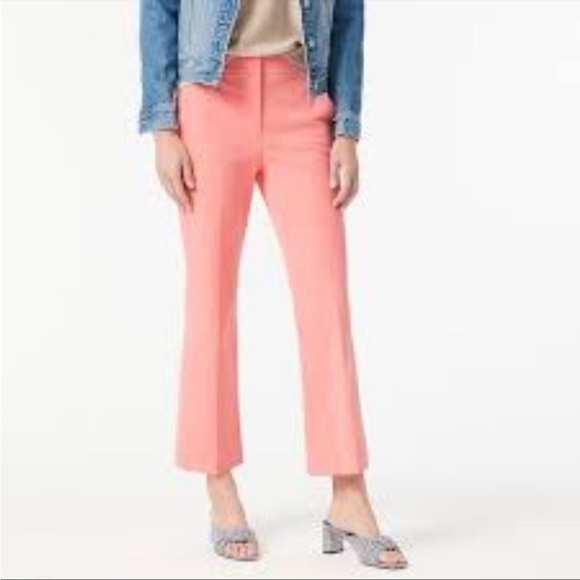 NWT J. Crew TALL LONG Pant Trouser Hayden Lockout Crop HIgh Rise Spring  AJ883 - Picture 1 of 14